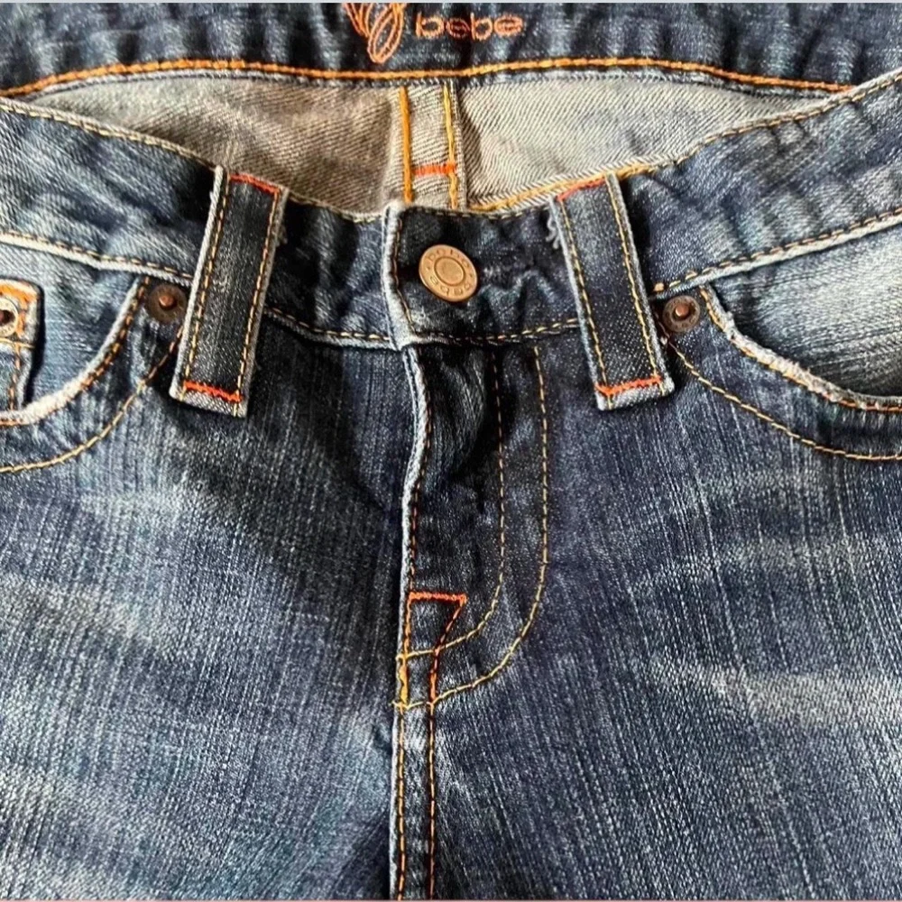 BEBE low rise bootcut jeans - Picture 3 of 4
